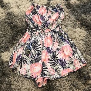 Colorful Flower romper, size XS